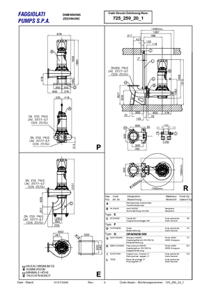 सीवेज पंप Faggiolati G 620 R3C1-V105AA2