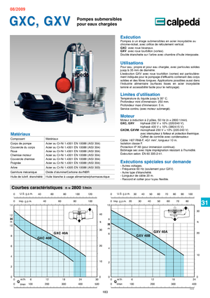 सीवेज पंप Calpeda GXC 40 A