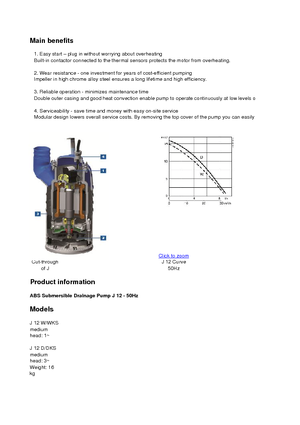 सीवेज पंप ABS-Pumpen J 12 D/KS