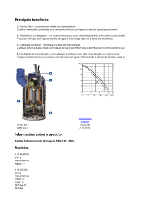 सीवेज पंप ABS-Pumpen J 15 W/KS