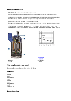 सीवेज पंप ABS-Pumpen J 405 ND