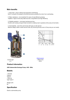 सीवेज पंप ABS-Pumpen J 405 ND