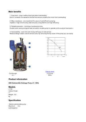 सीवेज पंप ABS-Pumpen J 5 W