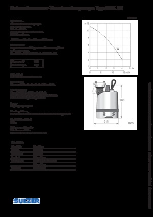 सीवेज पंप Sulzer J 5 W