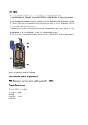 सीवेज पंप ABS-Pumpen J 54 HD direkt