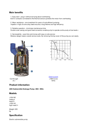 सीवेज पंप ABS-Pumpen J 604 HD