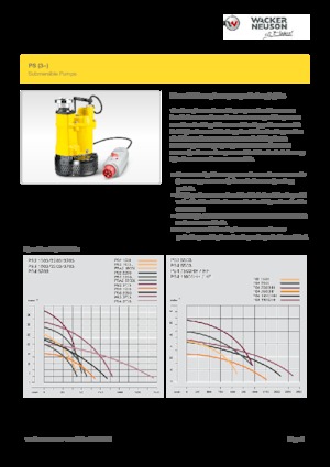 सीवेज पंप Wacker Neuson PS2 2203 L