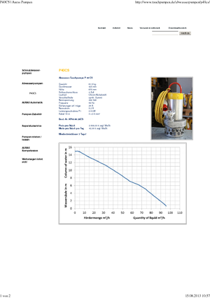 सीवेज पंप Auras-Pumpen P 40 CS