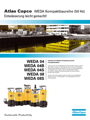 वेस्टवाटर पंप WEDA Weda 08 S
