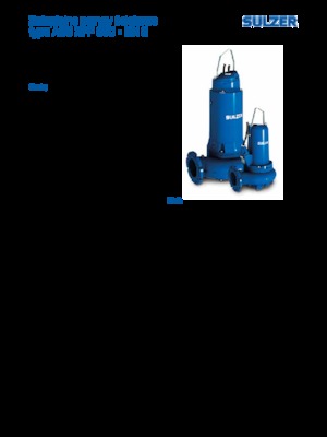 वेस्टवाटर पंप Sulzer XFP 100 E VX 3
