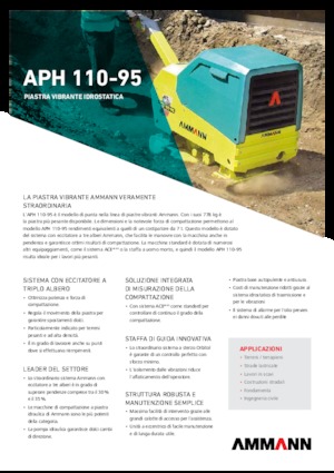 रिवर्सिबल वाइब्रेटरी प्लेट कॉम्पेक्टर Ammann APH 110-95