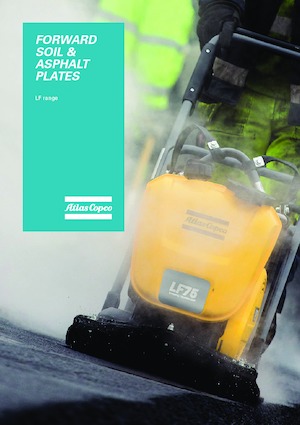 सिंगल डायरेक्शन वाइब्रेटरी प्लेट कॉम्पेक्टर Atlas Copco LF 50