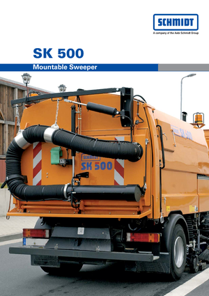 डुअल ऑपरेशन स्वीपर ट्रक Schmidt SK 500