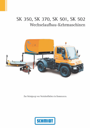 स्वीपर ट्रक, राइट-हैंड सक्शन हेड Schmidt SK 501 K