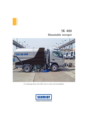 स्वीपर ट्रक, राइट-हैंड सक्शन हेड Schmidt SK 400