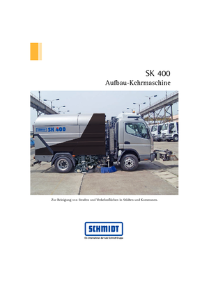 स्वीपर ट्रक, राइट-हैंड सक्शन हेड Schmidt SK 400