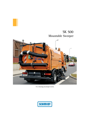 स्वीपर ट्रक, राइट-हैंड सक्शन हेड Schmidt SK 500