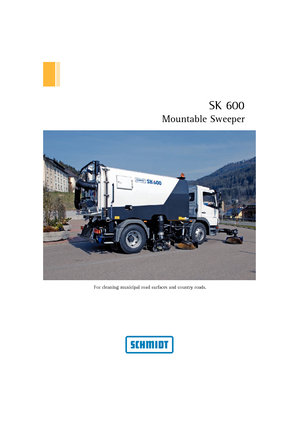स्वीपर ट्रक, राइट-हैंड सक्शन हेड Schmidt SK 600