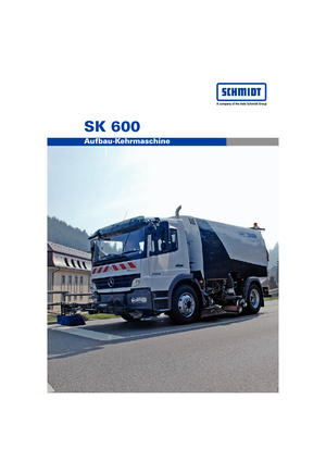 स्वीपर ट्रक, राइट-हैंड सक्शन हेड Schmidt SK 600