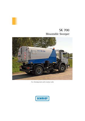 स्वीपर ट्रक, राइट-हैंड सक्शन हेड Schmidt SK 700