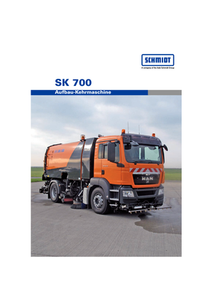स्वीपर ट्रक, राइट-हैंड सक्शन हेड Schmidt SK 700