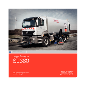 स्वीपर ट्रक, राइट-हैंड सक्शन हेड BROCK SL 380 K