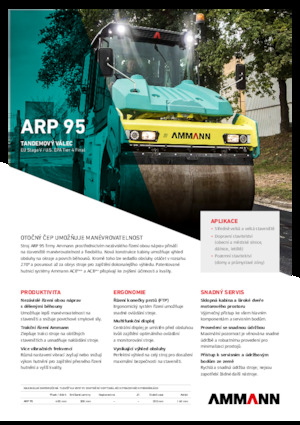 टैंडम वाइब्रेशन रोलर Ammann ARP 95