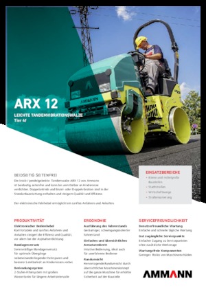 टैंडम वाइब्रेशन रोलर Ammann ARX 12