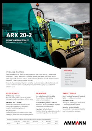 टैंडम वाइब्रेशन रोलर Ammann ARX 20-2