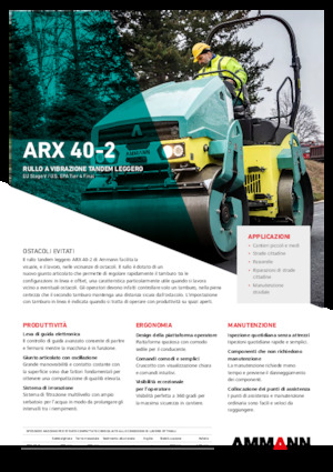 टैंडम वाइब्रेशन रोलर Ammann ARX 40 -2