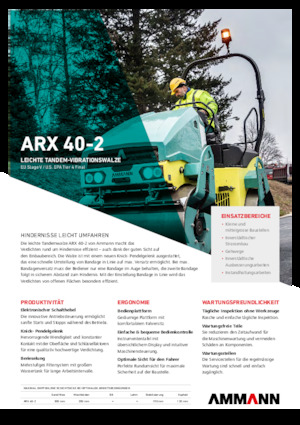 टैंडम वाइब्रेशन रोलर Ammann ARX 40-2