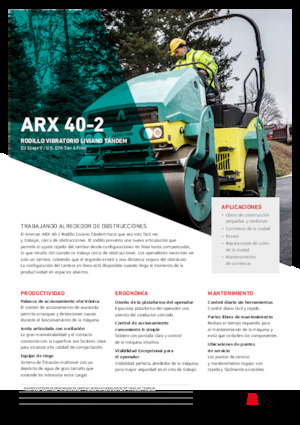 टैंडम वाइब्रेशन रोलर Ammann ARX 40-2