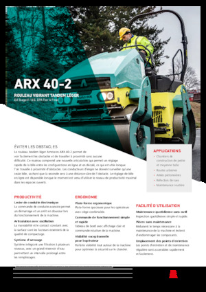 टैंडम वाइब्रेशन रोलर Ammann ARX 40-2