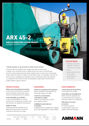 टैंडम वाइब्रेशन रोलर Ammann ARX 45-2