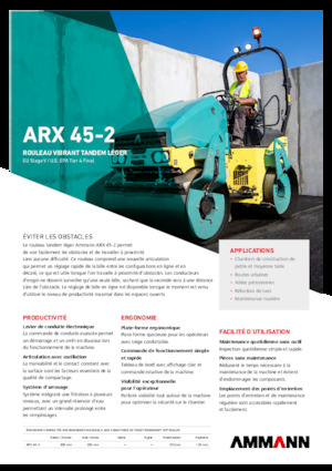 टैंडम वाइब्रेशन रोलर Ammann ARX 45-2