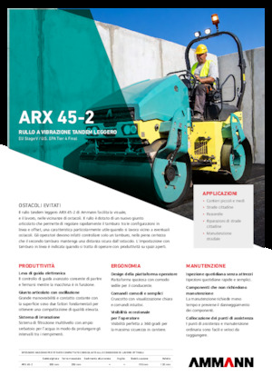 टैंडम वाइब्रेशन रोलर Ammann ARX 45-2