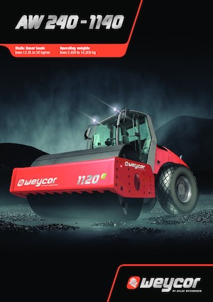 टैंडम वाइब्रेशन रोलर Atlas-weycor AW 240