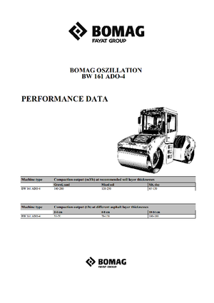 टैंडम वाइब्रेशन रोलर Bomag BW 161 ADO-4