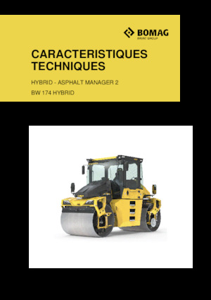 टैंडम वाइब्रेशन रोलर Bomag BW 174 AP-5 AM Hybrid