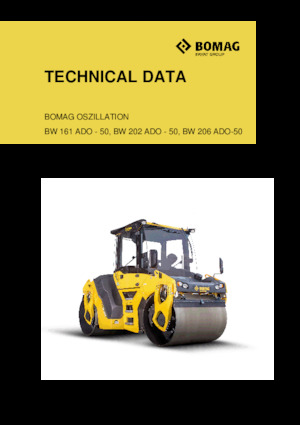 टैंडम वाइब्रेशन रोलर Bomag BW 206 ADO-50