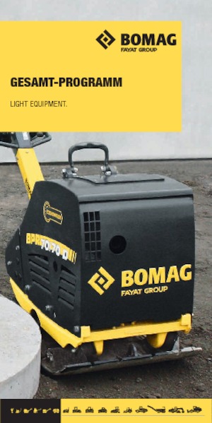 टैंडम वाइब्रेशन रोलर Bomag BW 55 E