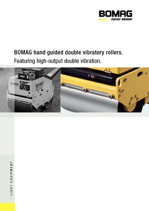 टैंडम वाइब्रेशन रोलर Bomag BW 65 H
