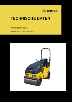 टैंडम वाइब्रेशन रोलर Bomag BW 100 SC-5