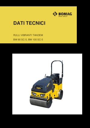 टैंडम वाइब्रेशन रोलर Bomag BW 100 SC-5