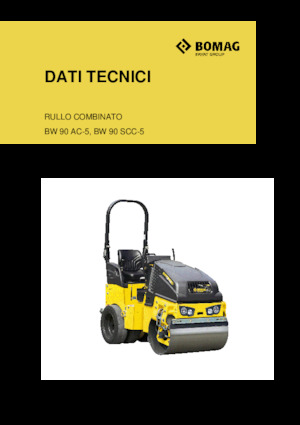 टैंडम वाइब्रेशन रोलर Bomag BW 90 SCC-5