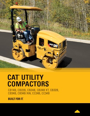 टैंडम वाइब्रेशन रोलर Caterpillar CB24B