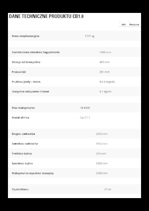 टैंडम वाइब्रेशन रोलर Caterpillar CB1.8