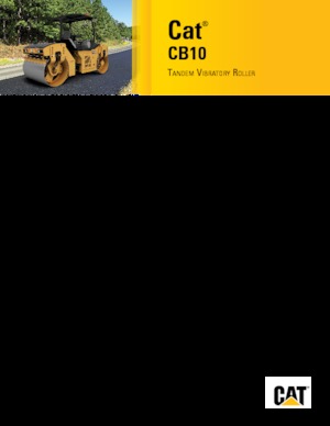 टैंडम वाइब्रेशन रोलर Caterpillar CB10