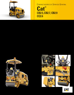 टैंडम वाइब्रेशन रोलर Caterpillar CB2.5