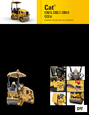 टैंडम वाइब्रेशन रोलर Caterpillar CB2.5